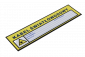 Oznacznik kablowy 'Kabel światłowodowy' 20x5cm