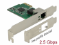 KARTA SIECIOWA DELOCK PCI-E 1X RJ45 2.5GB ŚLEDŹ LOW PROFILE