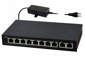 Pulsar S108-90W switch 10-portowy PoE dla 8 kamer IP