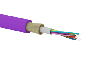 Kabel światłowodowy OM4 B2ca U-DQ(ZN)BH uniwersalny trudnopalny FireHardy MM 12G 50/125 LSOH