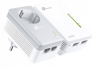 TP-Link TL-WPA4226 300Mbps AV500 WiFi Powerline Extender (Twin Pack)