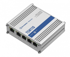 TELTONIKA TSW110 przemysłowy switch 5 x Gigabit Ethernet