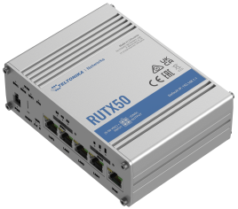 TELTONIKA RUTX50 - przemysłowy router 5G, Wi-Fi 5, Dual SIM, 5x RJ45 1000Mb/s