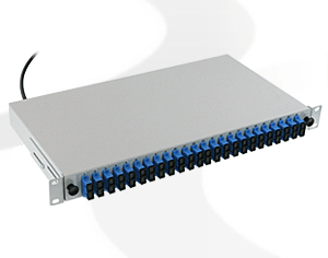 Kompletna przełącznica 1U 24xSC/PC duplex (48J)