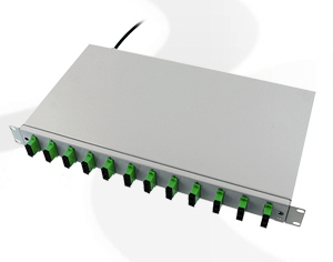 Kompletna przełącznica 1U 12xSC/APC duplex (24J)