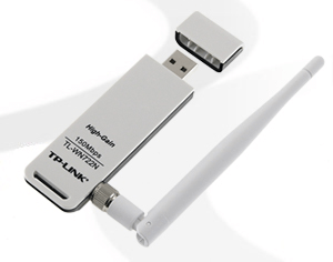 TP-LINK-WN722N USB + przedłużacz