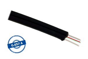 Kabel abonencki ZW-NOTKSdp ARP 2J G.657A2 czarny płaski