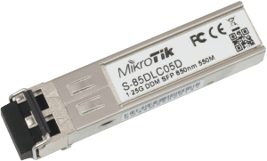 Moduł SFP Mikrotik 1.25G MM 550m 850nm LC (S-85DLC05D)
