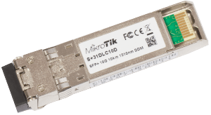 Moduł SFP+ Mikrotik 10Gbit SM 10km 1310nm DDMI LC (S+31DLC10D)