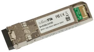 Moduł SFP+ Mikrotik 10Gbit MM 300m 850nm DDMI LC (S+85DLC03D)