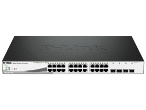D-Link DGS-1210-28P/E 28-portowy Gigabitowy switch PoE 802.3af/at 4xSFP