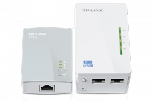 TP-Link TL-WPA4220 300Mbps AV500 WiFi Powerline Extender (Twin Pack)